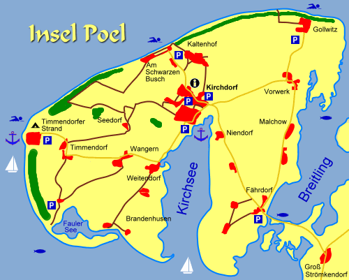 karte insel poel und umgebung Insel Poel Tourismusinformation Unterkunfte Freizeit Und Wassersport Auf Poel karte insel poel und umgebung
